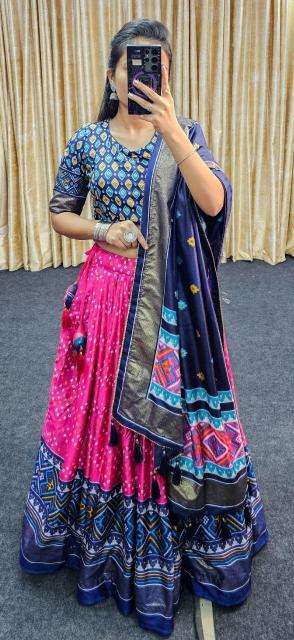 Janvi Tussar Silk wholesale lehenga market in indore