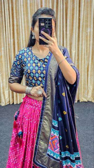 Janvi Tussar Silk wholesale lehenga market in indore