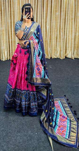 Janvi Tussar Silk wholesale lehenga market in indore
