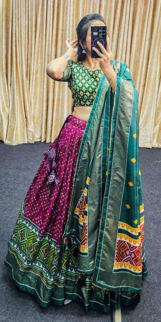 Janvi Tussar Silk wholesale lehenga market in indore