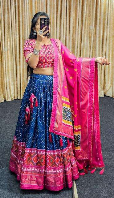 Janvi Tussar Silk wholesale lehenga market in indore