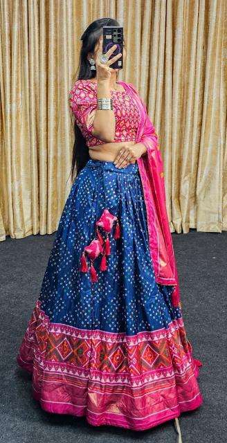 Janvi Tussar Silk wholesale lehenga market in indore