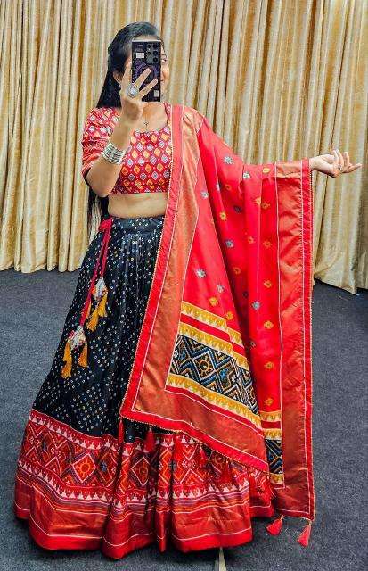 Janvi Tussar Silk wholesale lehenga market in indore