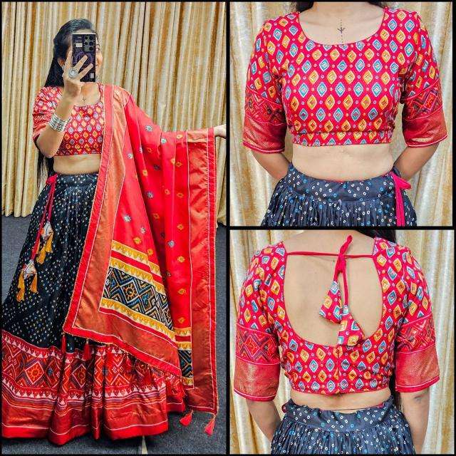 Janvi Tussar Silk wholesale lehenga market in indore