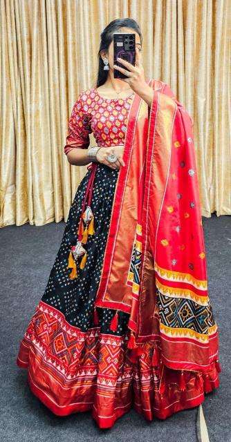 Janvi Tussar Silk wholesale lehenga market in indore