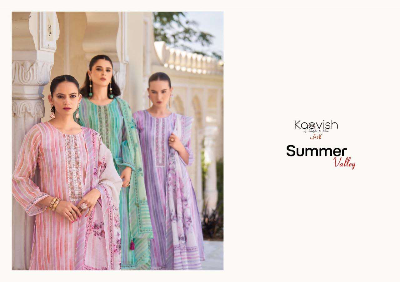 Kaavish summer valley Indian dress materials wholesale