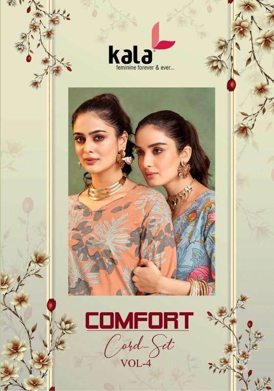 Kala comfort vol-4 coord set wholesale kurti manufacturers