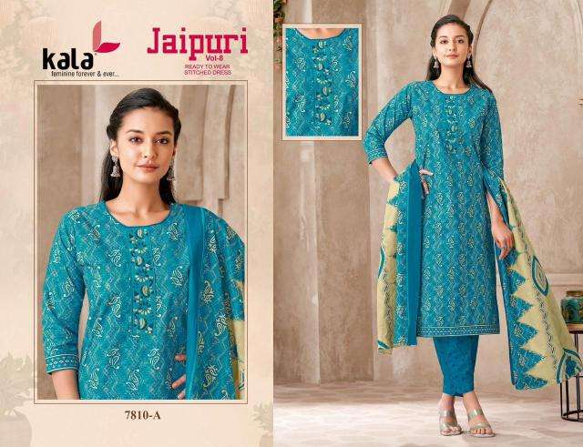 Kala jaipuri vol-8 Wholesale Kurtis