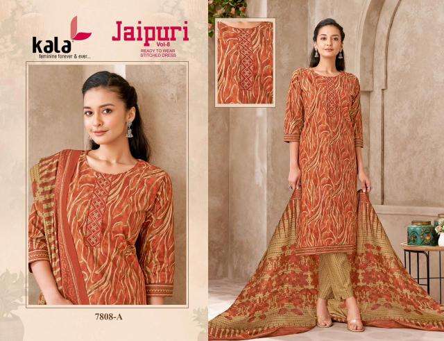 Kala jaipuri vol-8 Wholesale Kurtis
