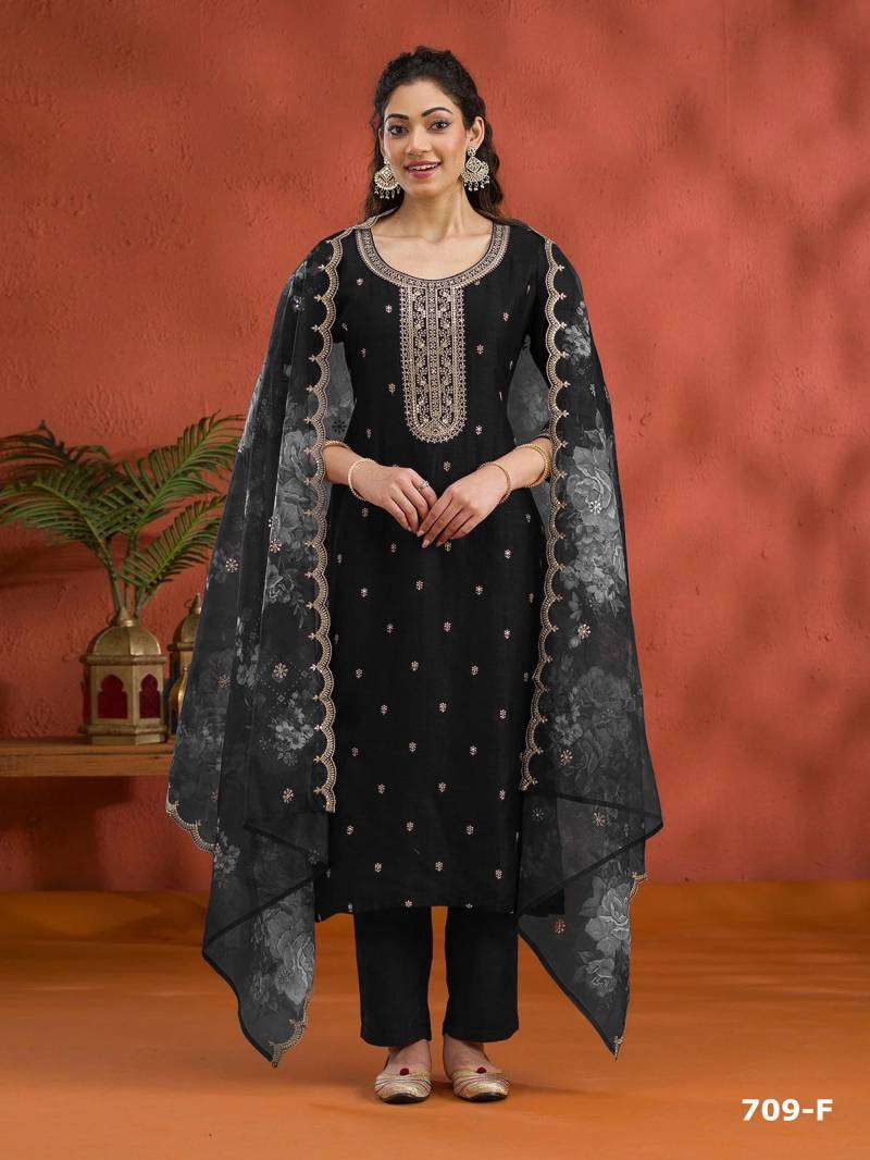 Kanak Super Hit 709 A To F Kurti export market in India