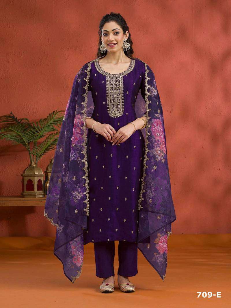 Kanak Super Hit 709 A To F Kurti export market in India