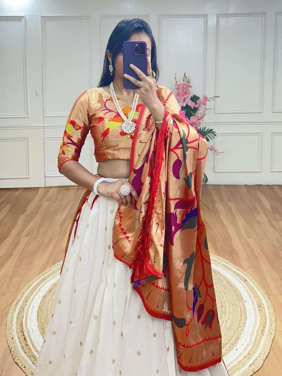 kanta bai Jacquard Silk chandni chowk market lehenga choli wholesale market