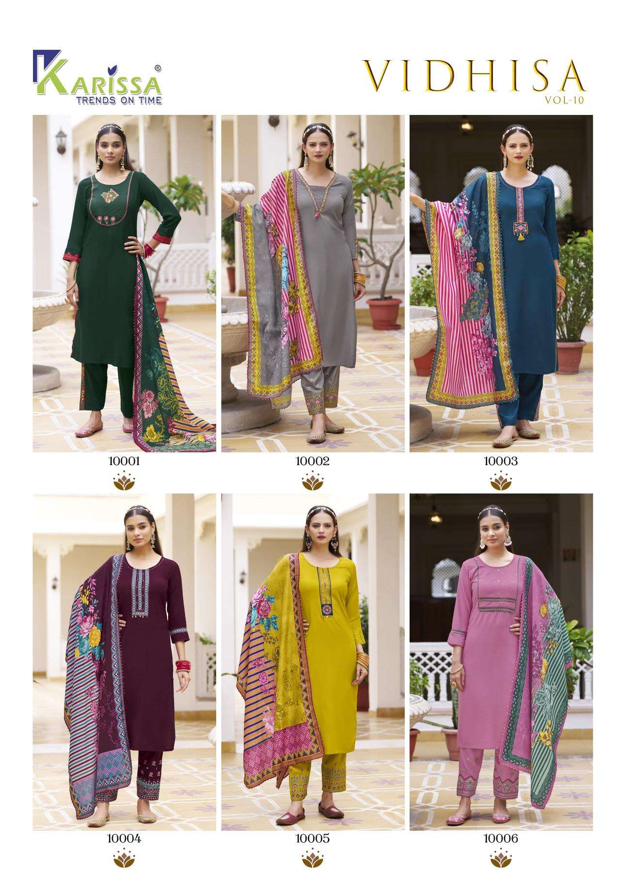 Karissa vidisha vol 10 Designer kurti wholesalers