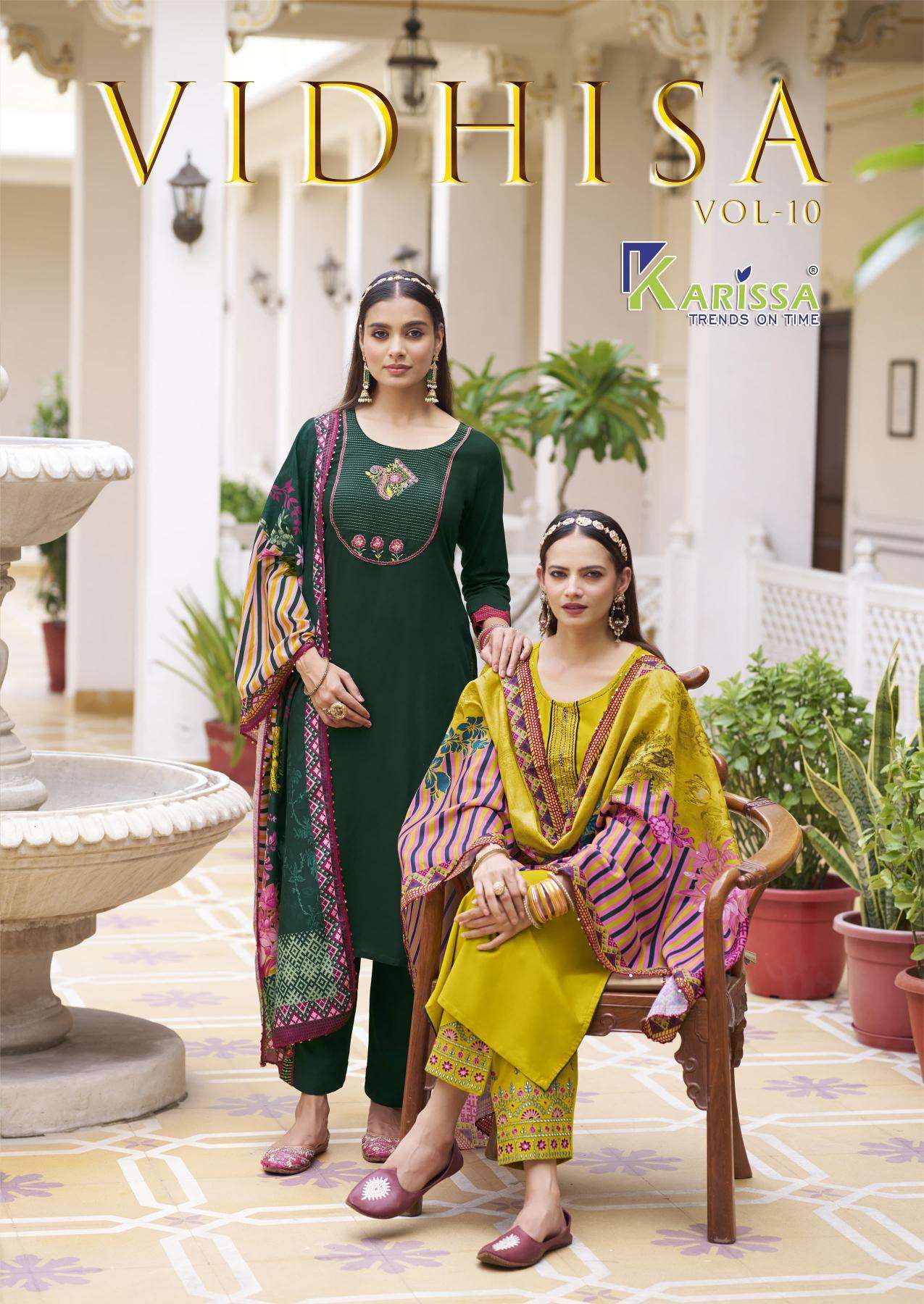 Karissa vidisha vol 10 Designer kurti wholesalers