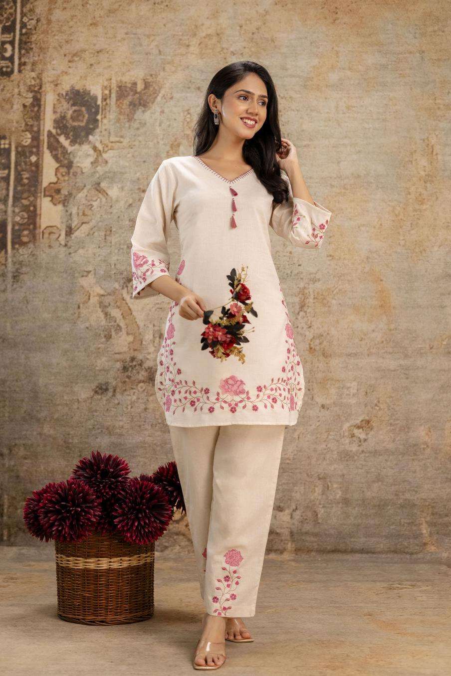 Karma cotton flex coord set buy indian kurtis