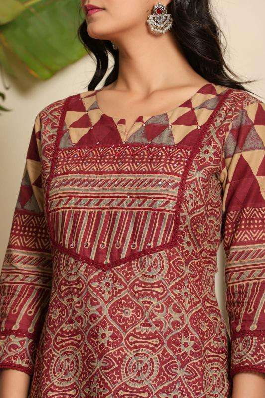 Karma cotton straight indian ladies tops kurtis