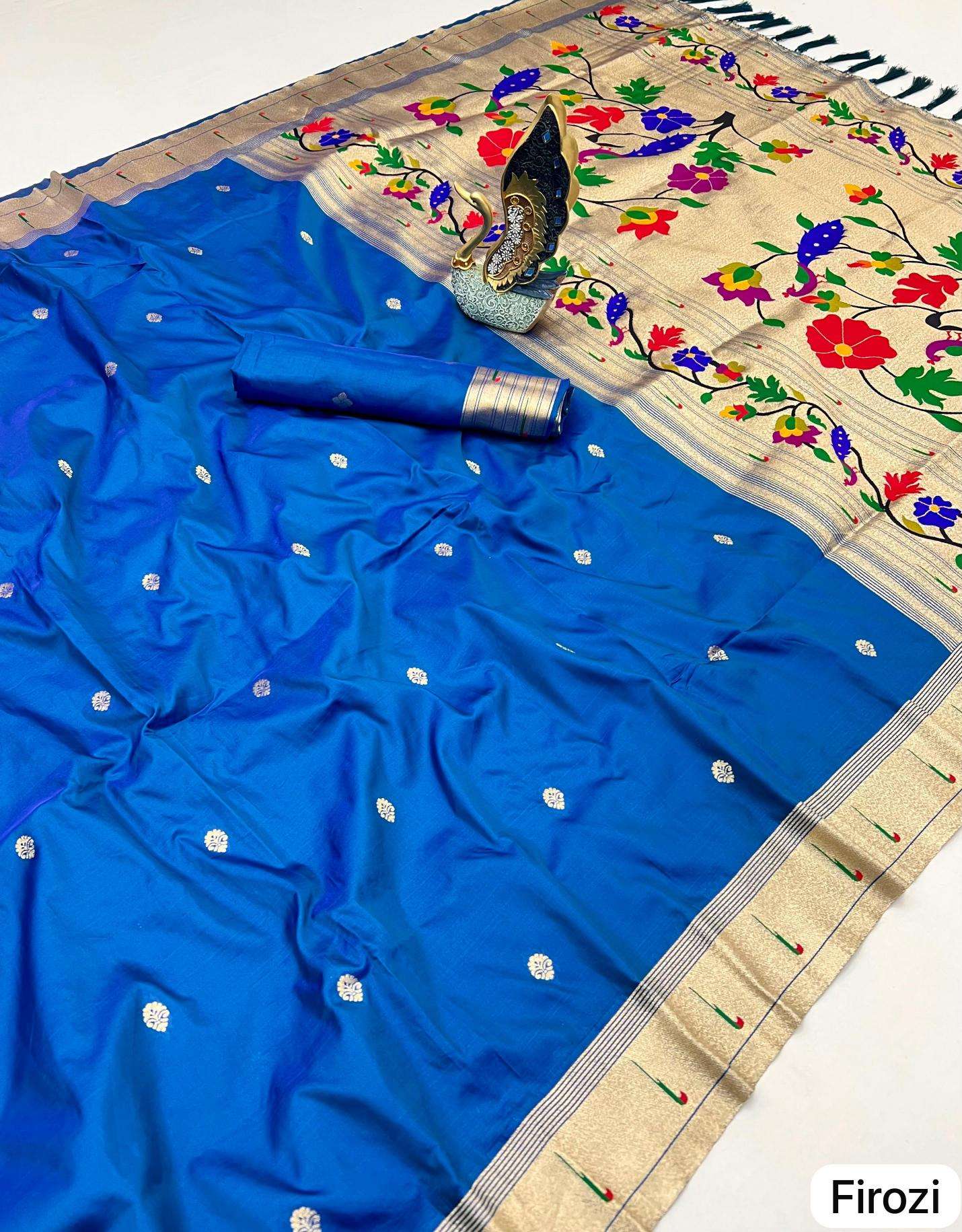 Karma paithani voL-1 Sari wholesale market in Ahmedabad