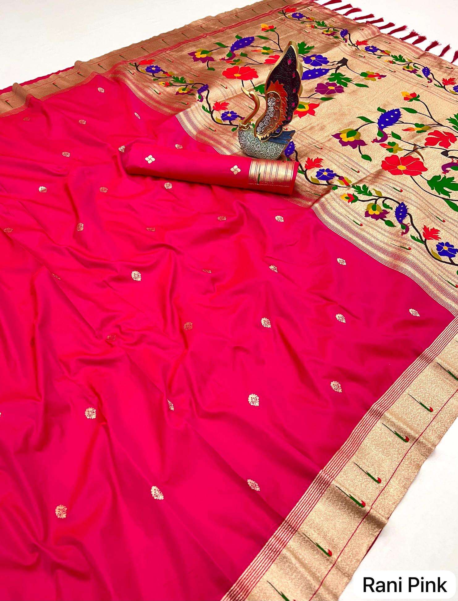 Karma paithani voL-1 Sari wholesale market in Ahmedabad
