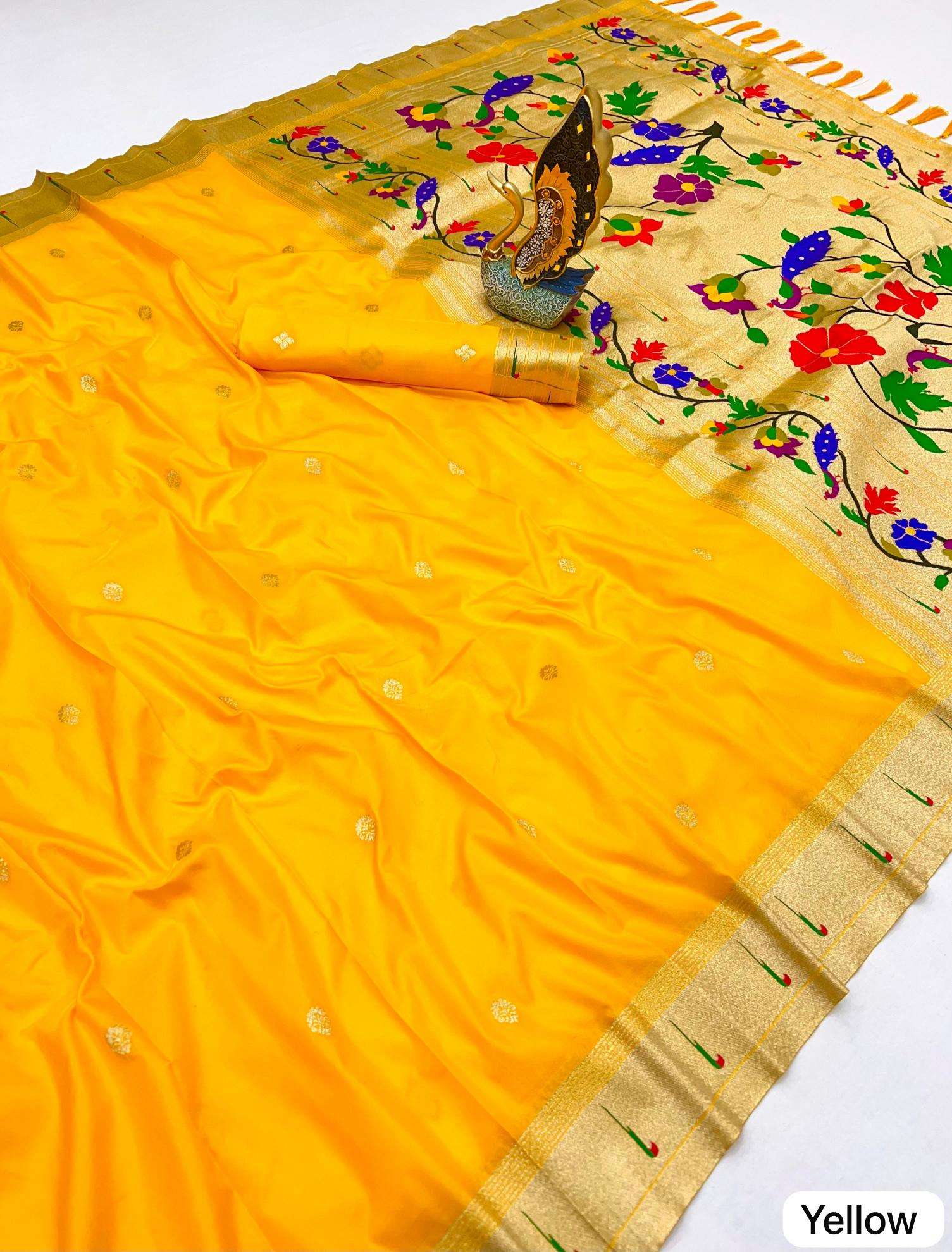 Karma paithani voL-1 Sari wholesale market in Ahmedabad