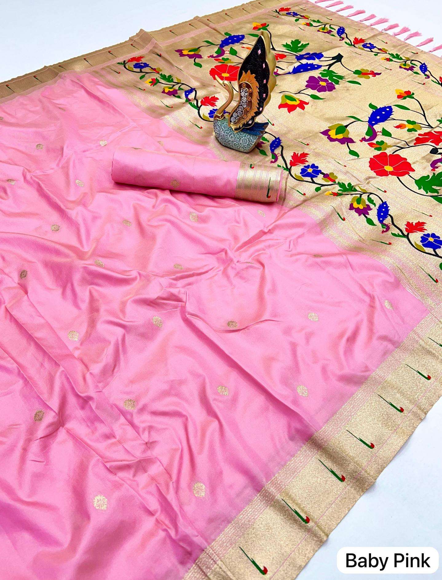 Karma paithani voL-1 Sari wholesale market in Ahmedabad