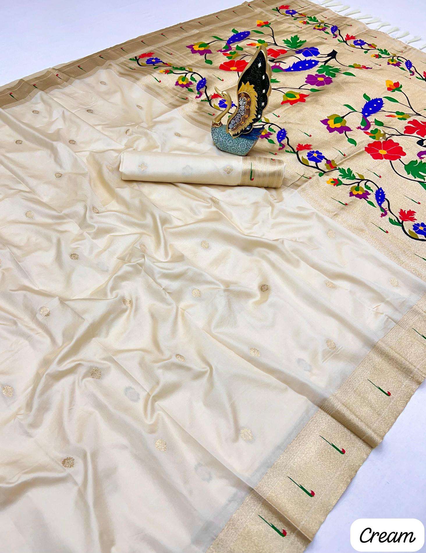 Karma paithani voL-1 Sari wholesale market in Ahmedabad