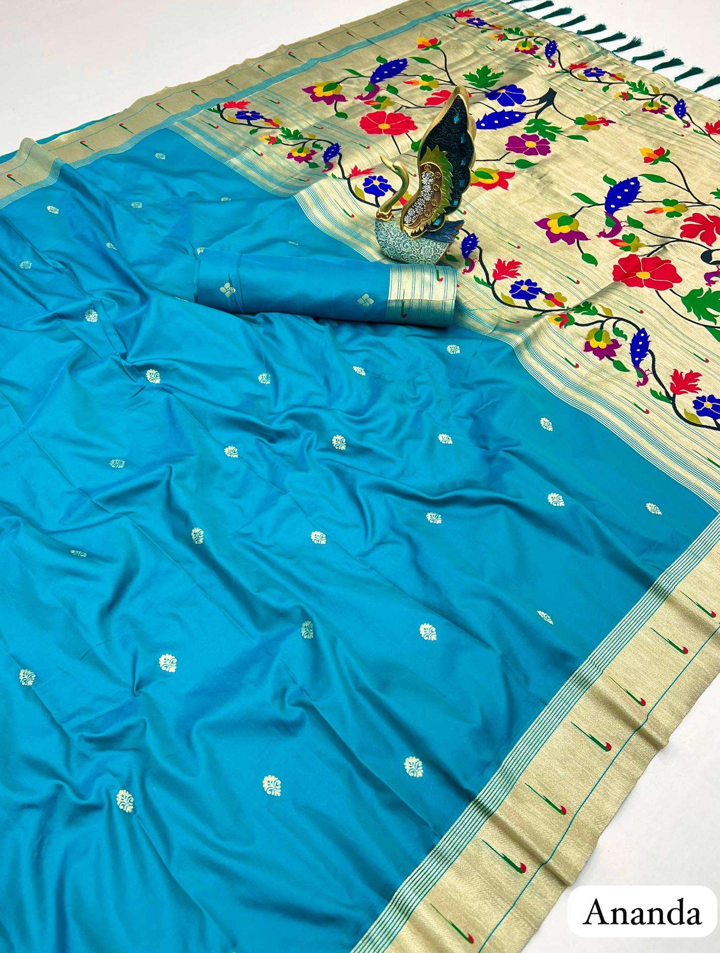 Karma paithani voL-1 Sari wholesale market in Ahmedabad