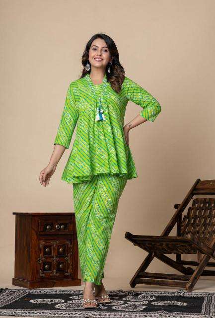 Karma v neck coord set latest designer indian kurtis and tunics