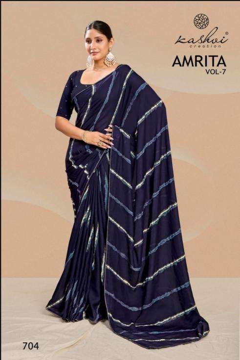 Kashvi creation amrita vol 07 Wholesale Saree online market in Surat 