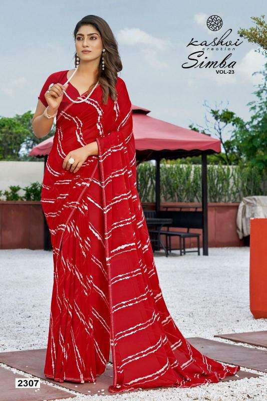 Kashvi creation simba vol 23 Saree wholesale suppliers in Mumbai