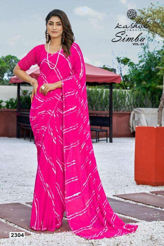 Kashvi creation simba vol 23 Saree wholesale suppliers in Mumbai