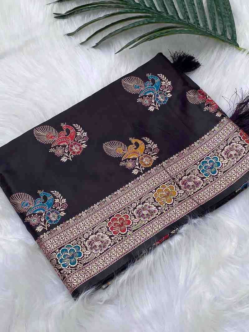 Kc 4025 Traditional Wear Satin Silk Affordable sarees in Ahmedabad