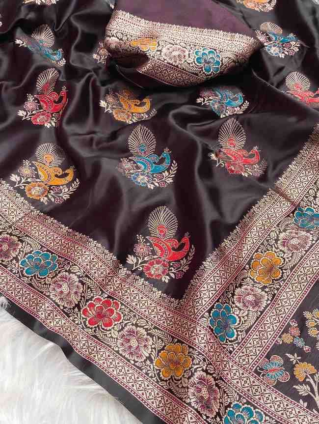 Kc 4025 Traditional Wear Satin Silk Affordable sarees in Ahmedabad