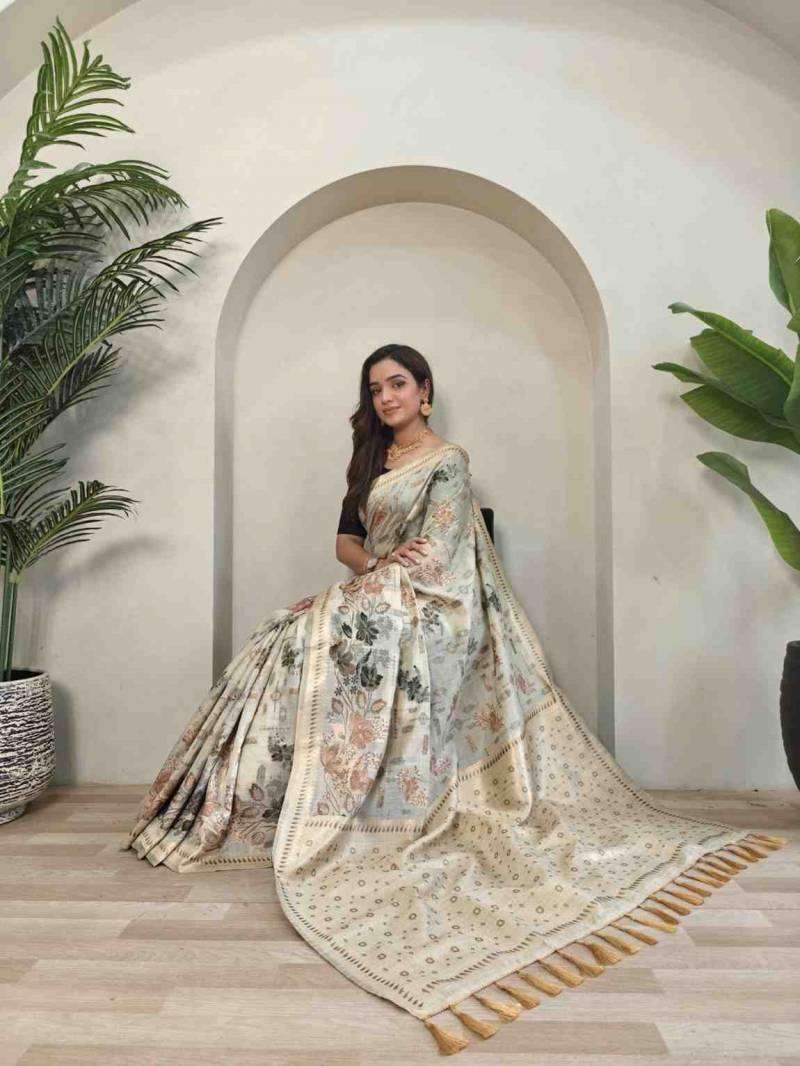 Kc 4026 Festive Wear Cotton Printed sarees in Ahmedabad