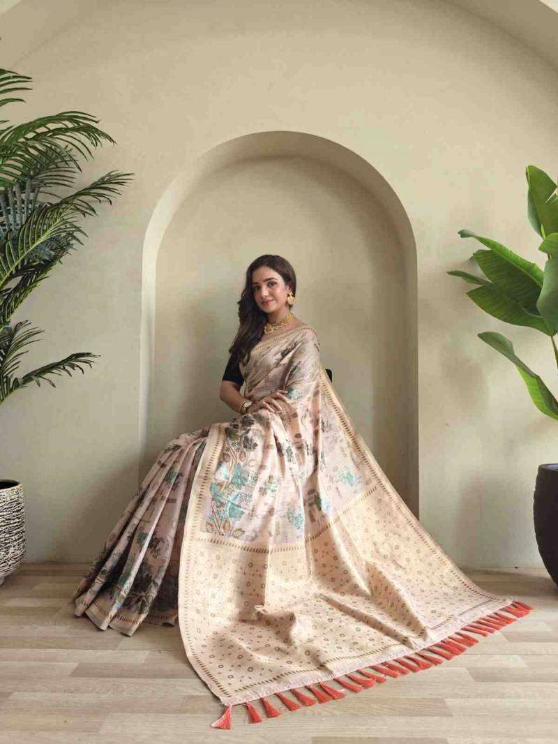 Kc 4026 Festive Wear Cotton Printed sarees in Ahmedabad