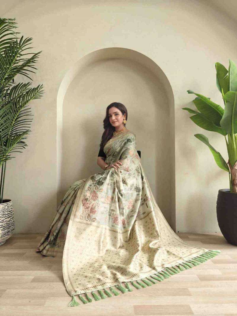 Kc 4026 Festive Wear Cotton Printed sarees in Ahmedabad