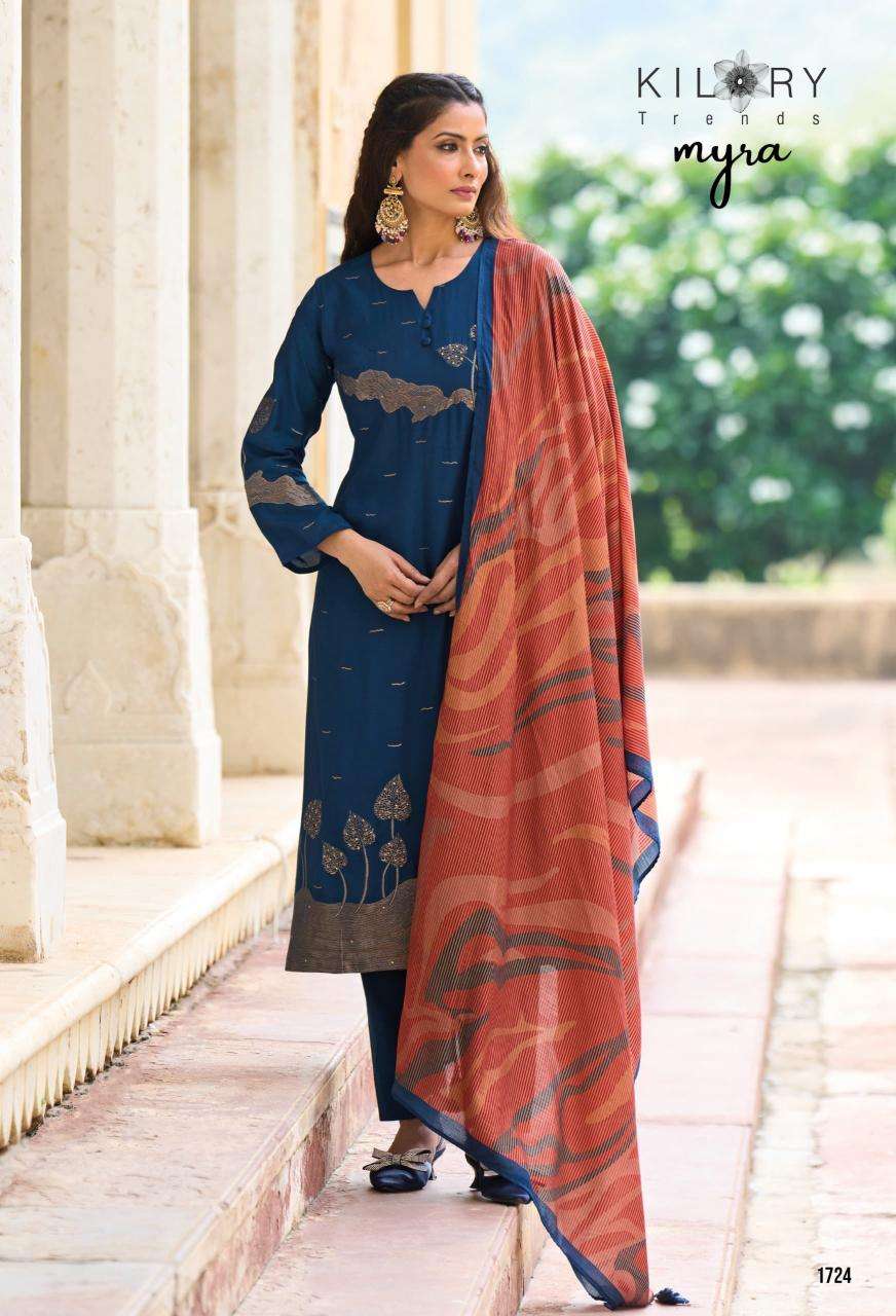 Kilory trends myra Wholesale dress material suppliers