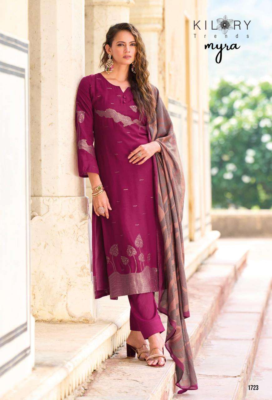 Kilory trends myra Wholesale dress material suppliers