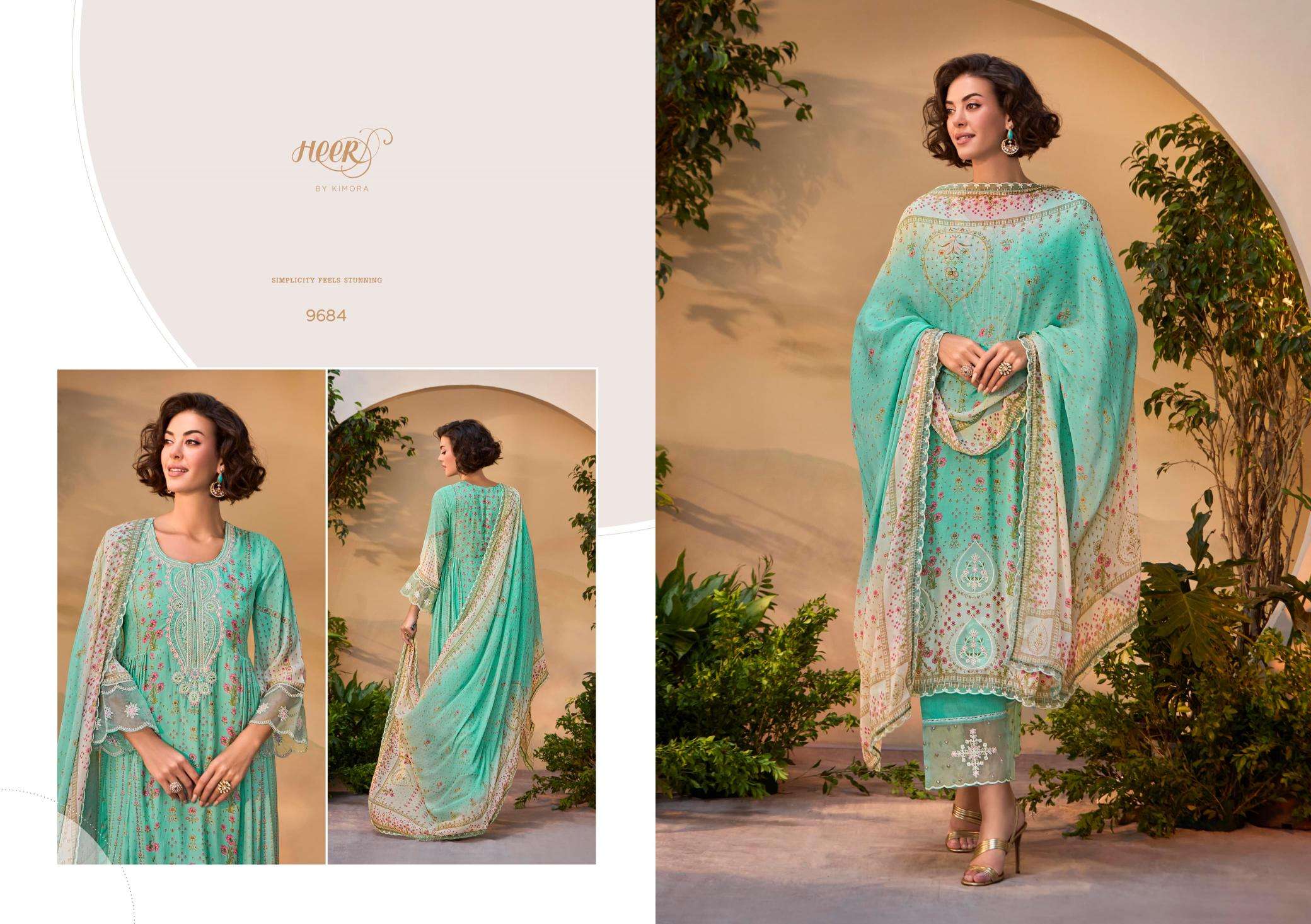 Kimora heer titaliya vol-212 Indian dress material wholesale price
