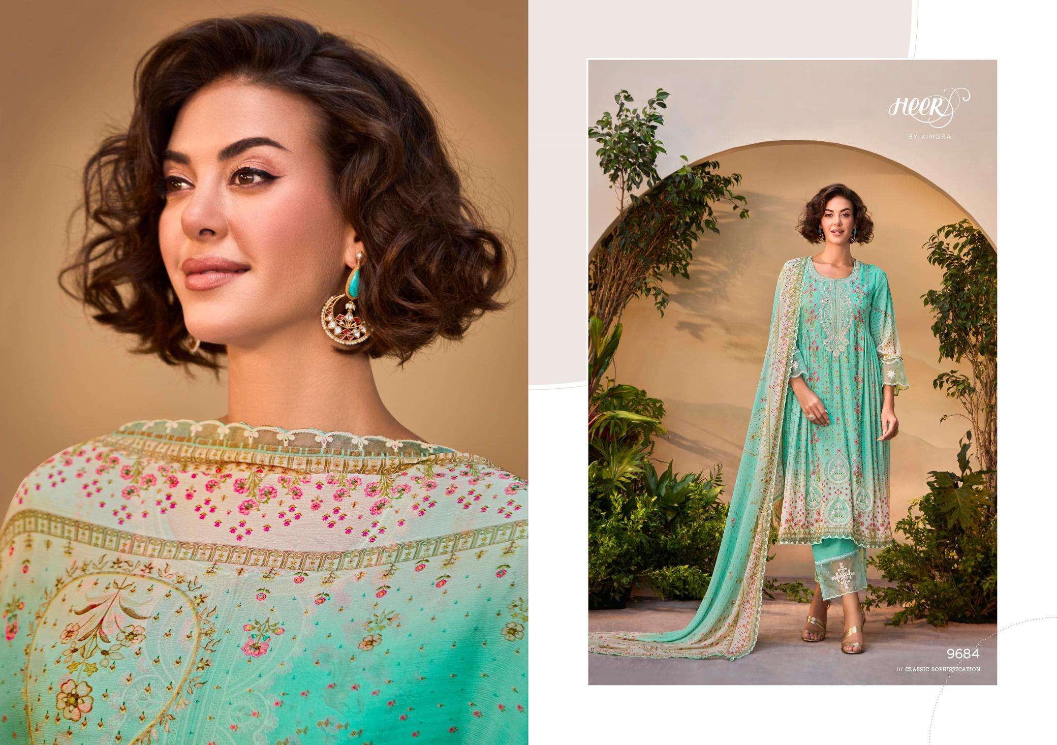 Kimora heer titaliya vol-212 Indian dress material wholesale price