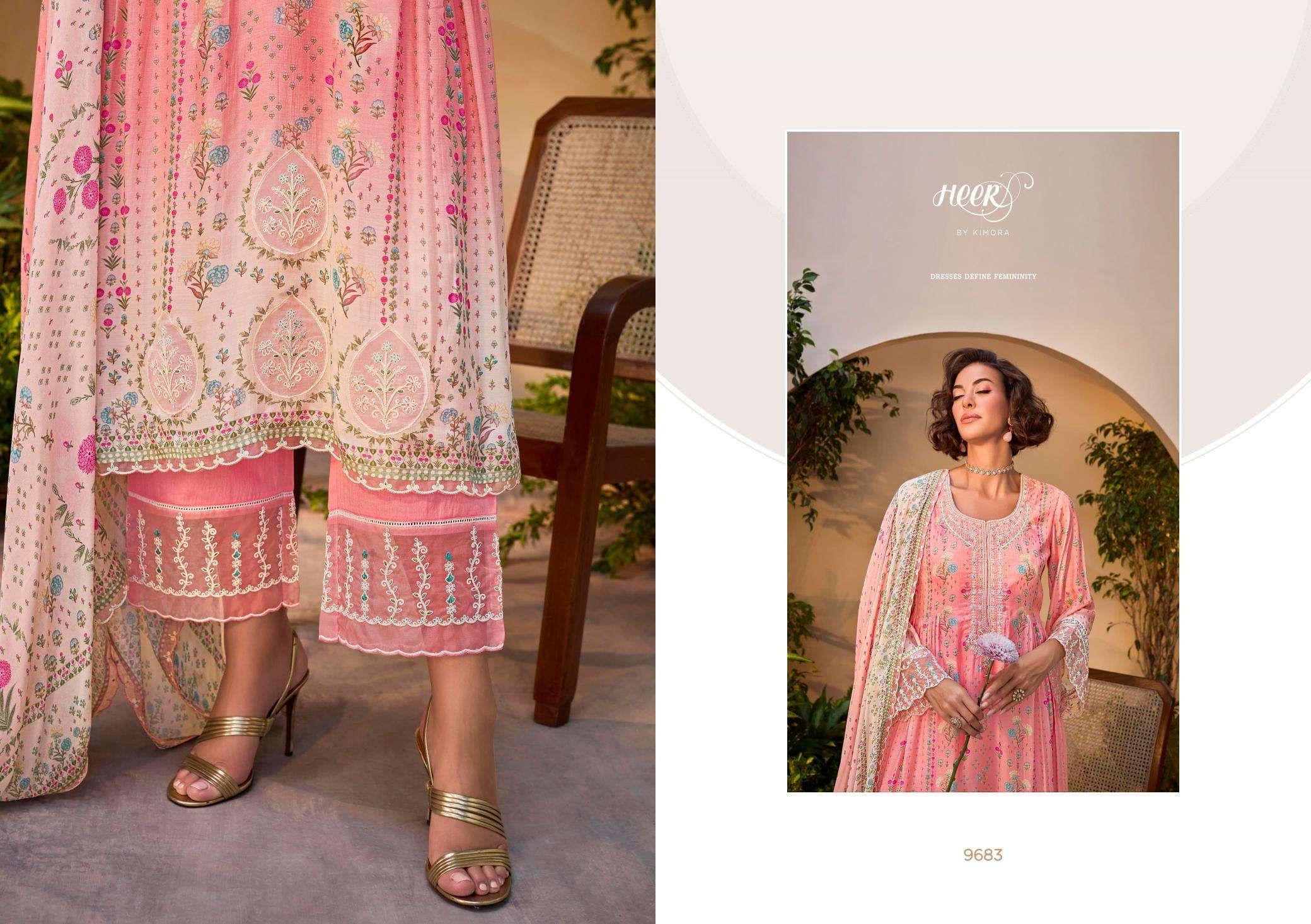 Kimora heer titaliya vol-212 Indian dress material wholesale price