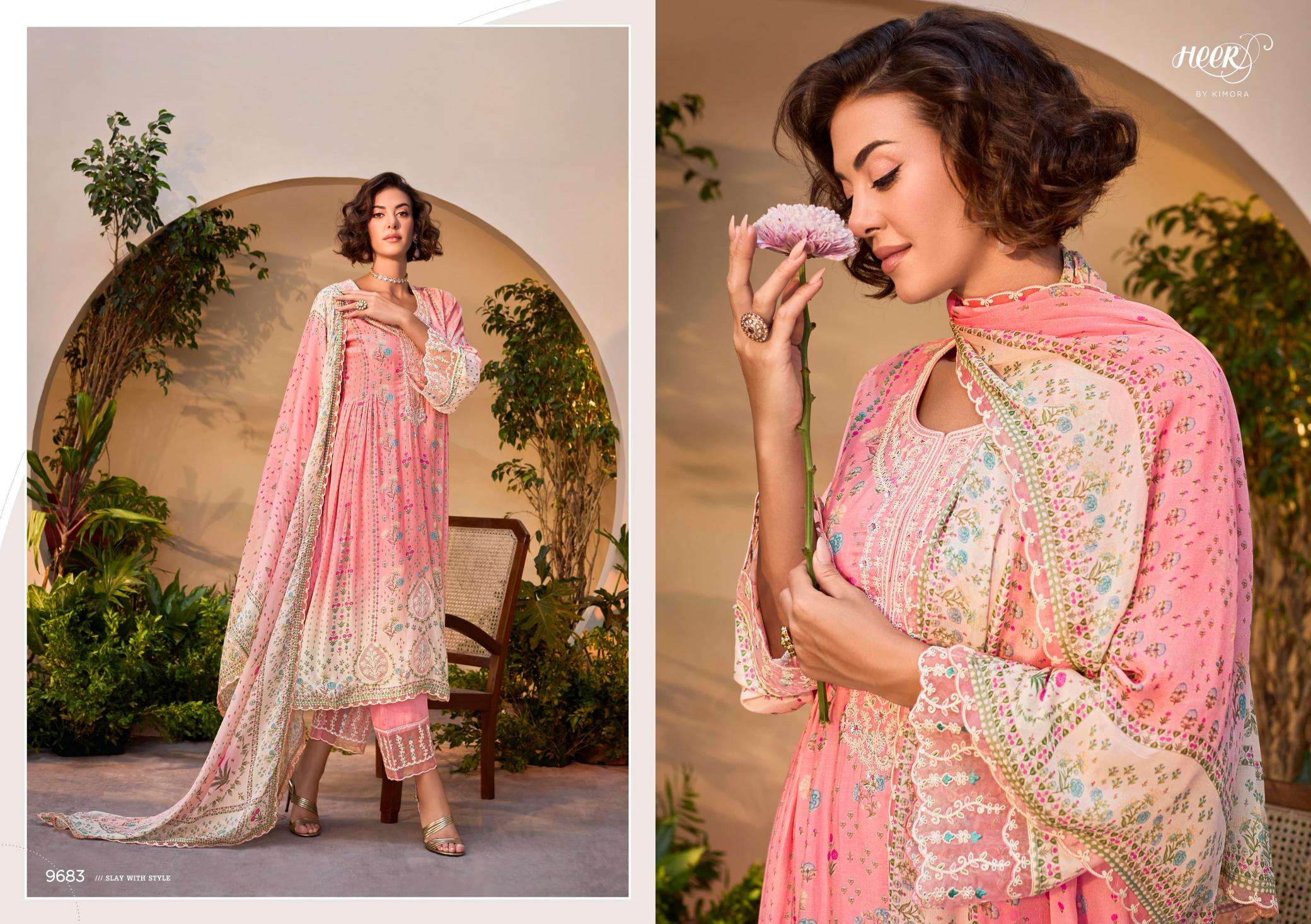 Kimora heer titaliya vol-212 Indian dress material wholesale price