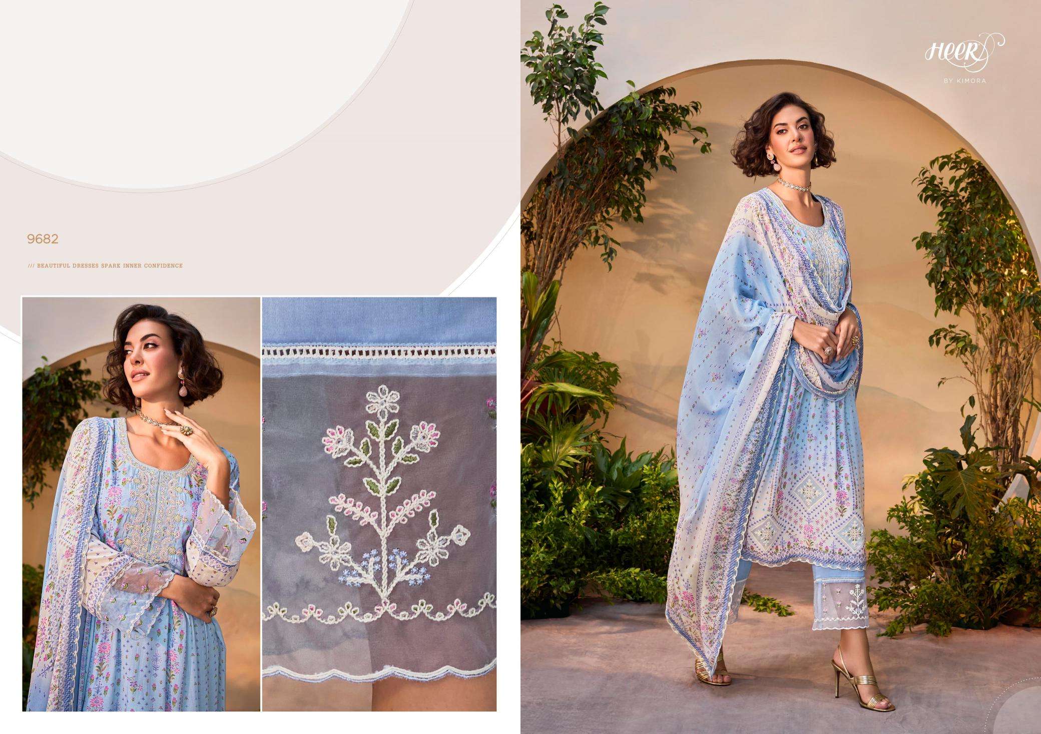Kimora heer titaliya vol-212 Indian dress material wholesale price