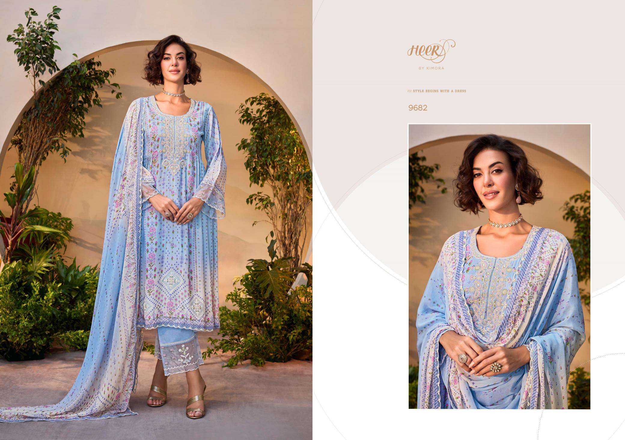 Kimora heer titaliya vol-212 Indian dress material wholesale price