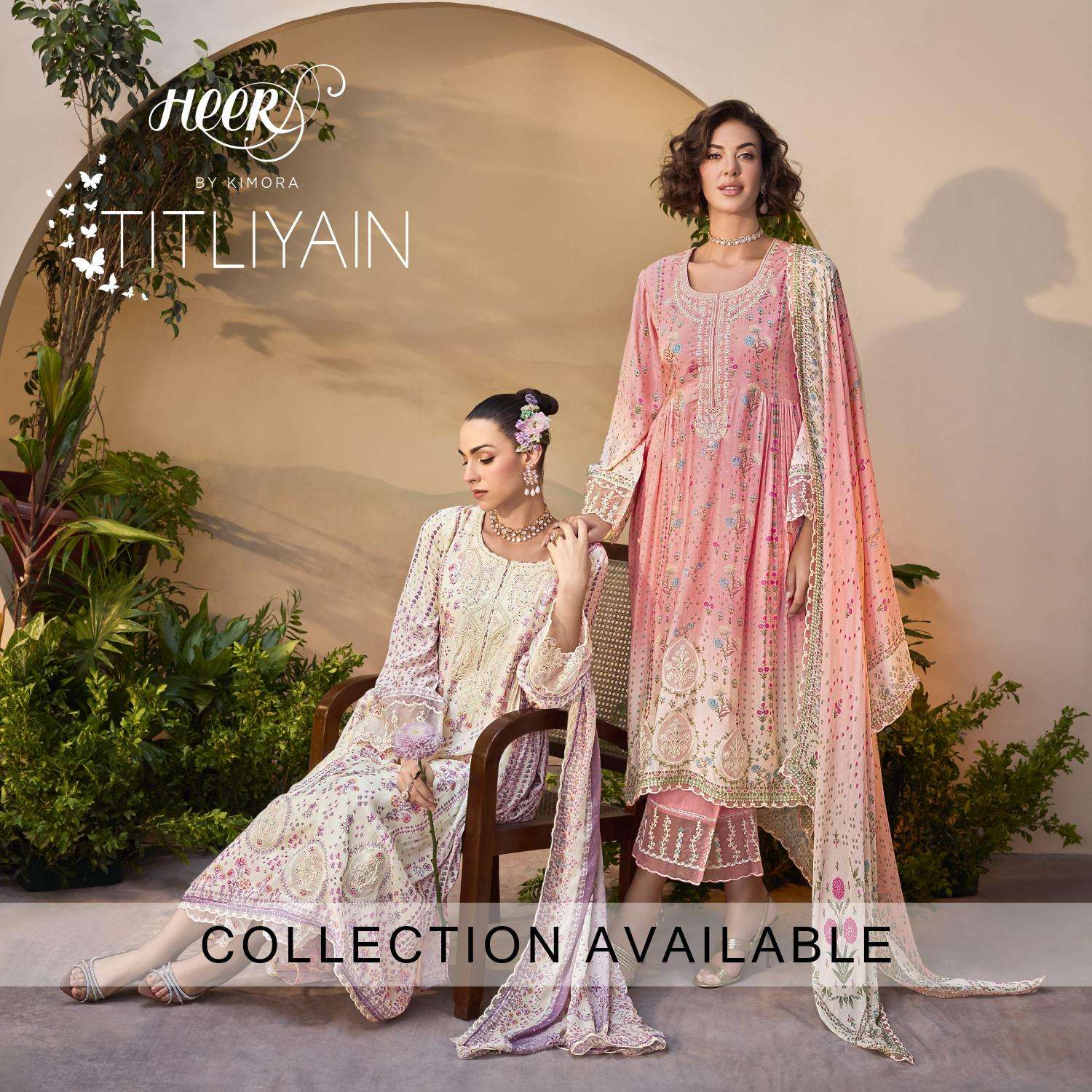 Kimora heer titaliya vol-212 Indian dress material wholesale price