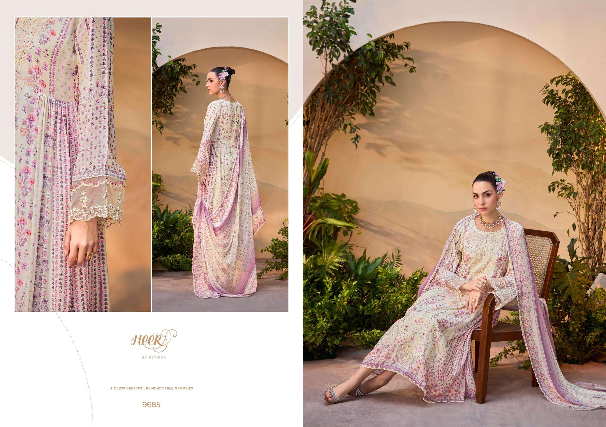 Kimora heer titaliya vol-212 Indian dress material wholesale price