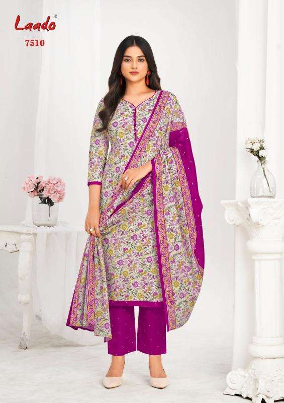 Laado print vol-75 Designer dress materials in Ahmedabad