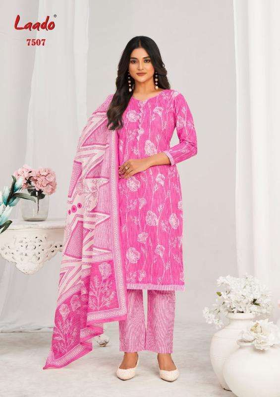 Laado print vol-75 Designer dress materials in Ahmedabad