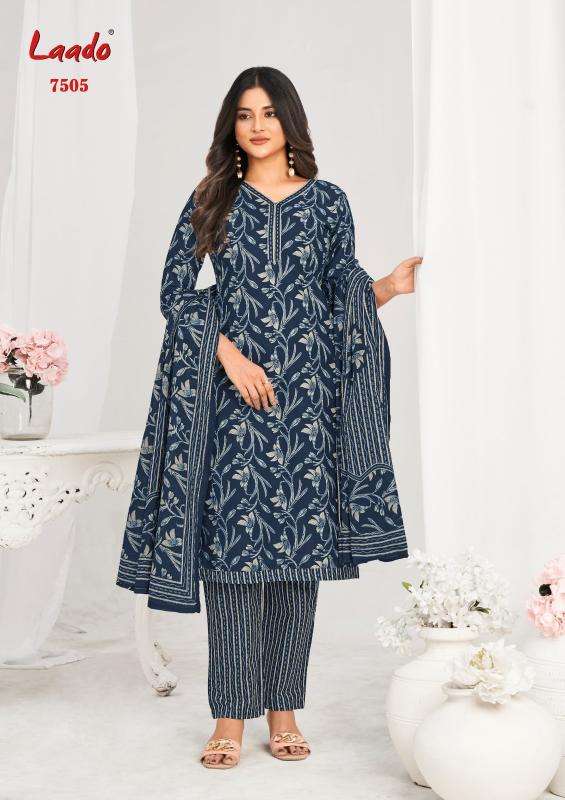 Laado print vol-75 Designer dress materials in Ahmedabad