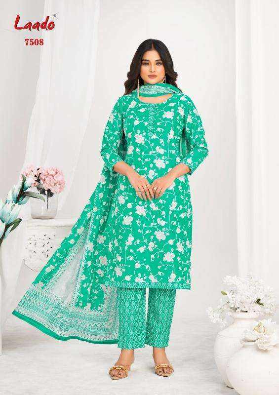 Laado print vol-75 Designer dress materials in Ahmedabad