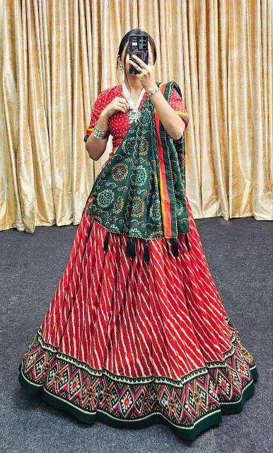 light leriya vichitra Silk bridal lehenga wholesale market in surat
